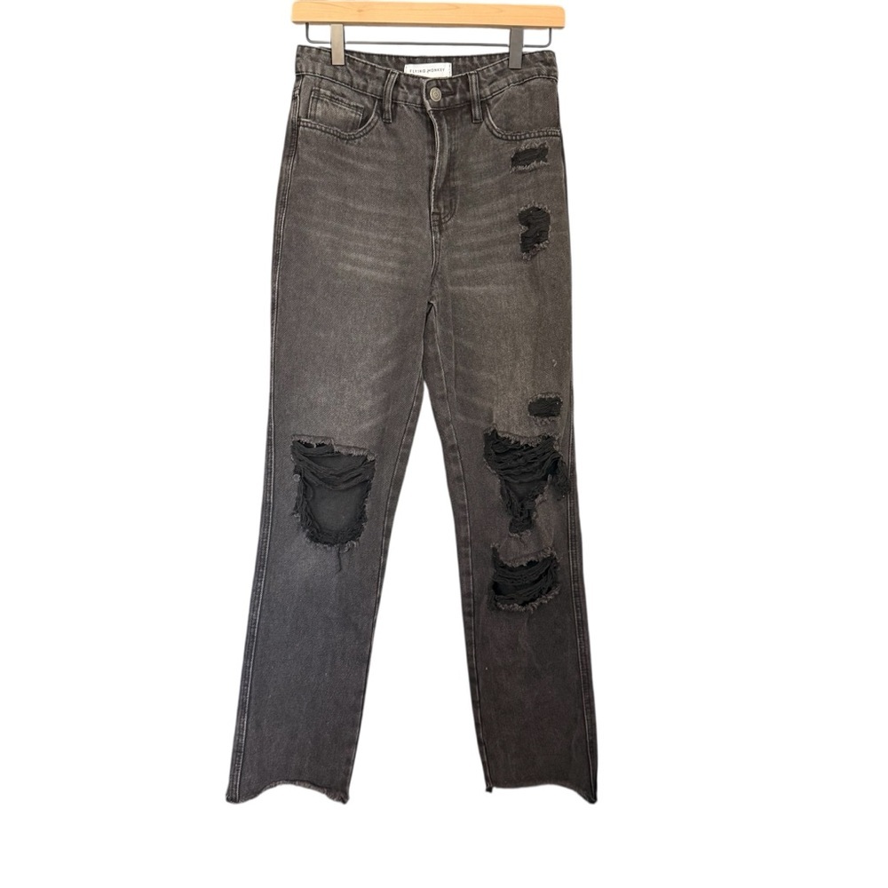 Flying Monkey | Buckle | Charcoal Denim / Straight Leg